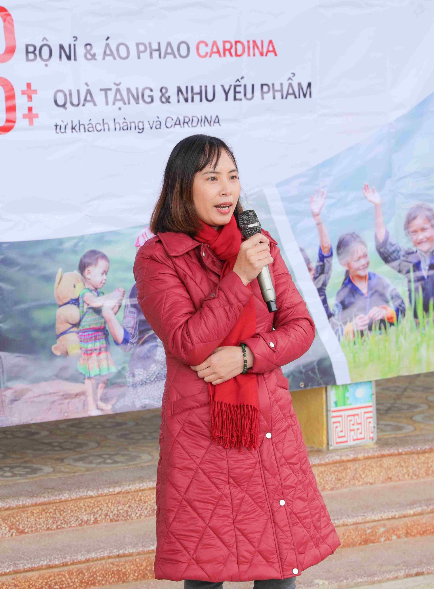 Bà Phạm Thị Huyền - Đại diện thương hiệu Cardina