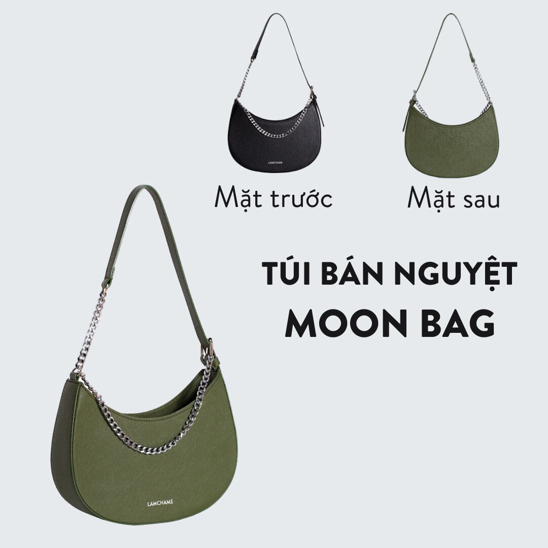 túi xách hình bán nguyệt
