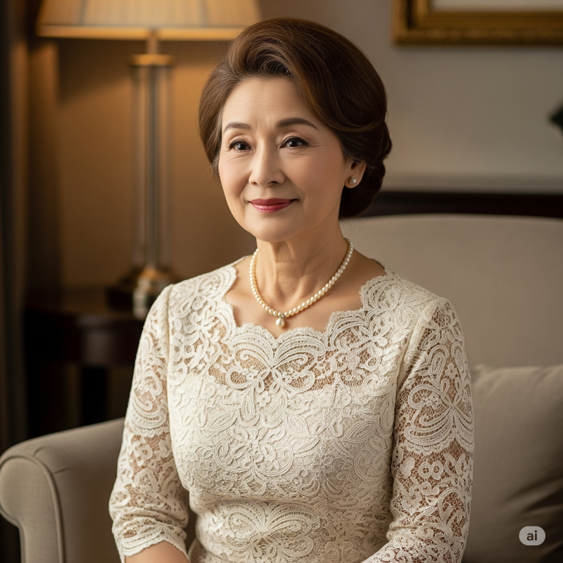đầm quý bà sang trọng