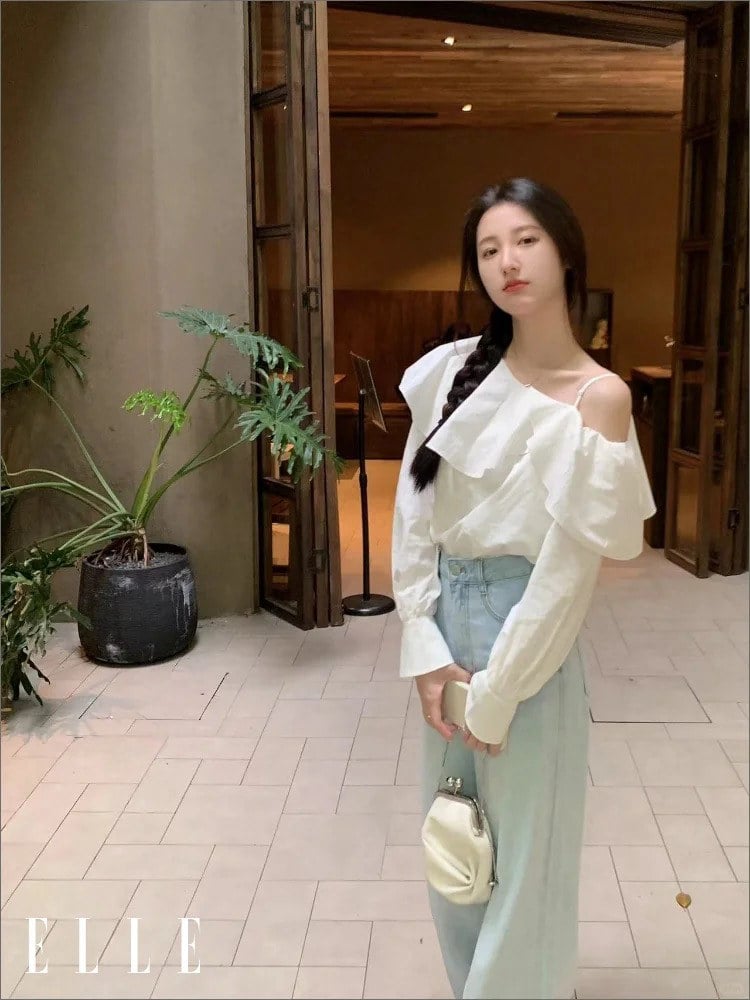 cách phối quần baggy cho người lùn