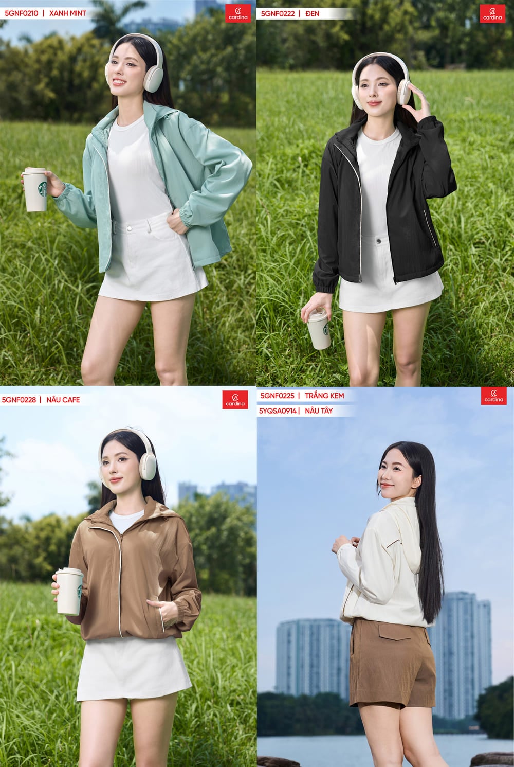 Áo khoác thô gió Airy