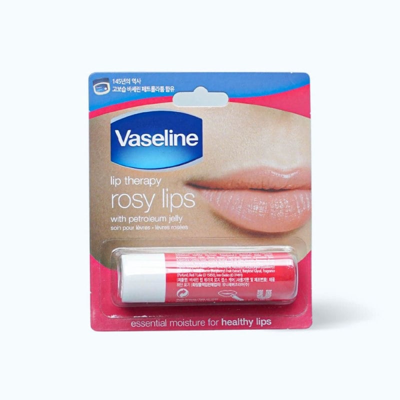 vaseline dưỡng môi hồng