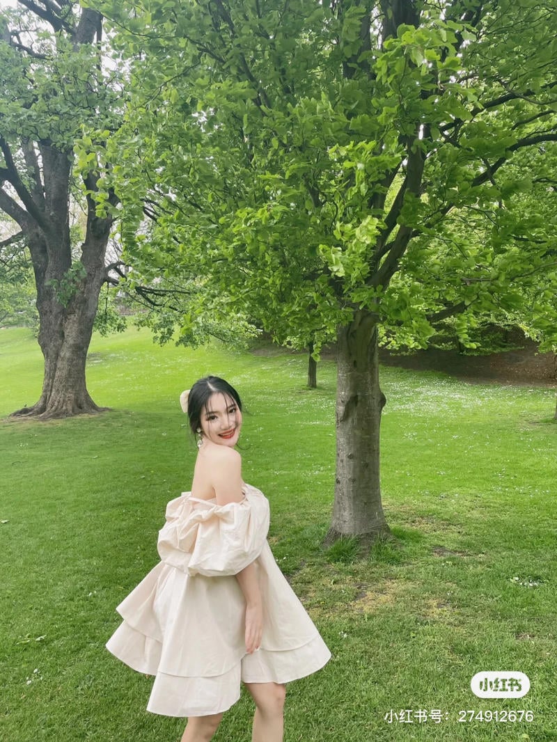 Mua Váy trễ vai V10 - Váy tiểu thư màu trắng bánh bèo công chúa style  ullzang dành cho nữ - Yeep