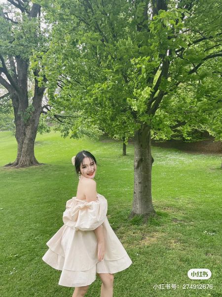 Đầm babydoll gắn nơ cổ tim thời trang Hàn QuốcVáy trắng xòe Vintage tiểu  thư tinh khôi Đầm Form rộng tay bồng bánh bèo dễ thương Váy trắng nữ Đầm  xòe xinh