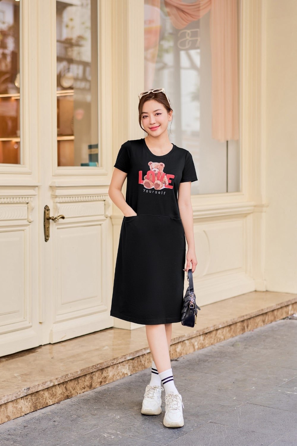 Váy Suông nữ Phối Màu Tay | FM Style