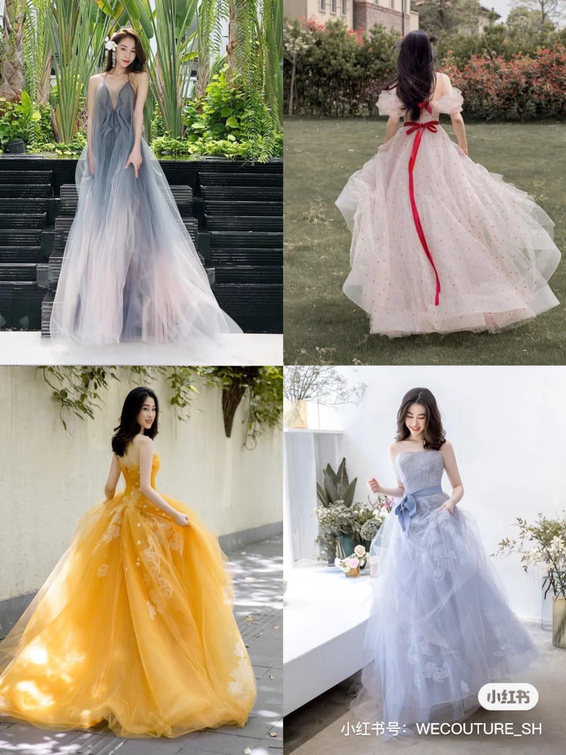 Cực Mê Đắm Với 18+ Mẫu Váy Cưới Trễ Vai Hot Nhất 2024 - 2025