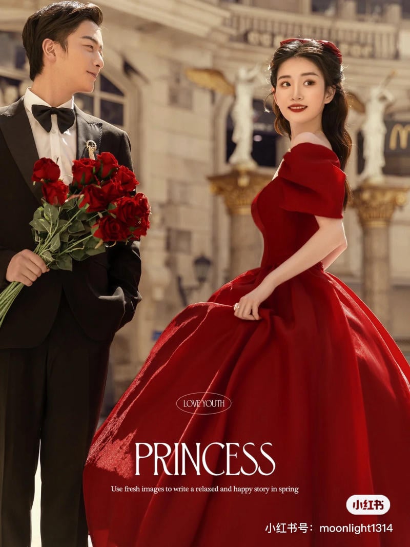 Váy cưới dáng bồng công chúa QNB94 | Quyên Nguyễn Bridal