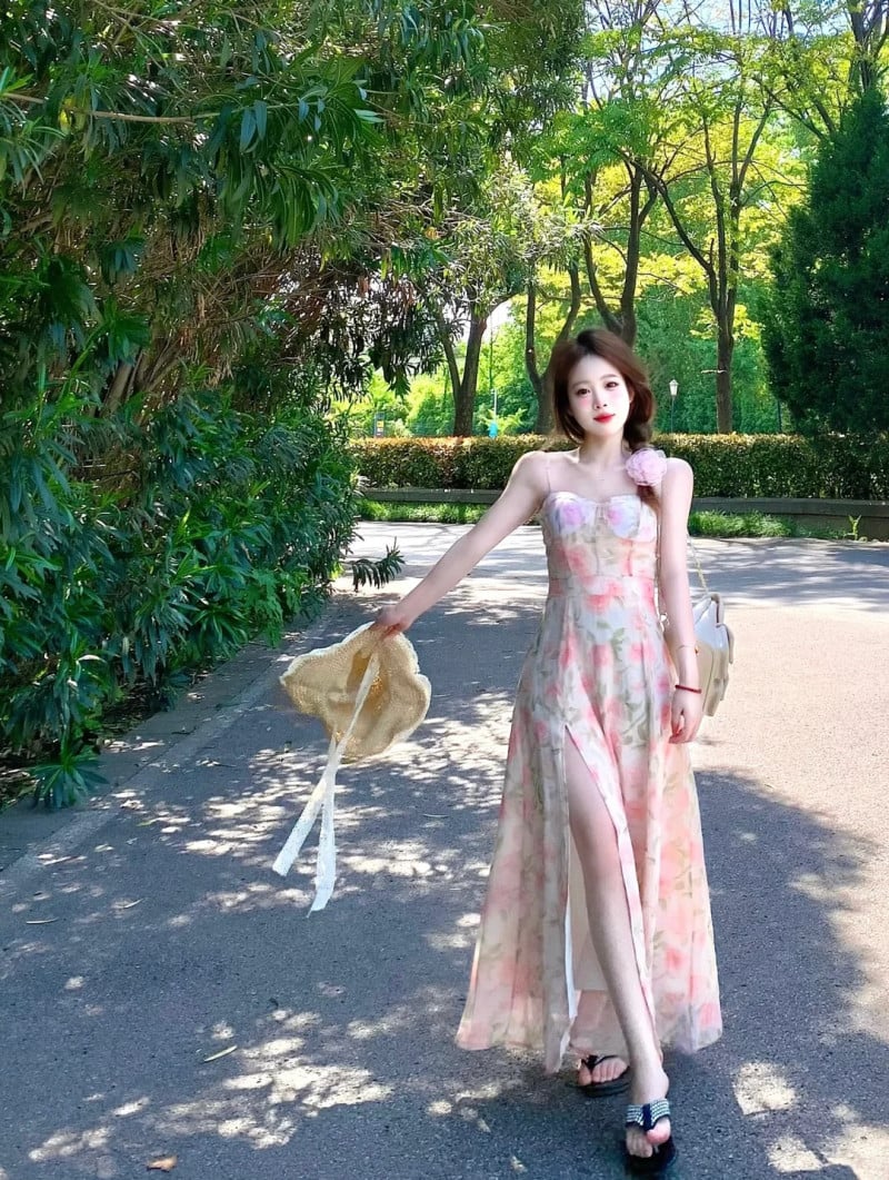 váy dài đi biển