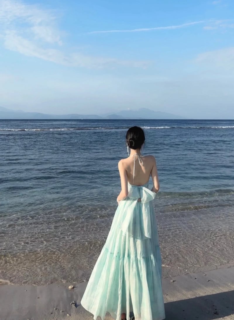 váy dài đi biển