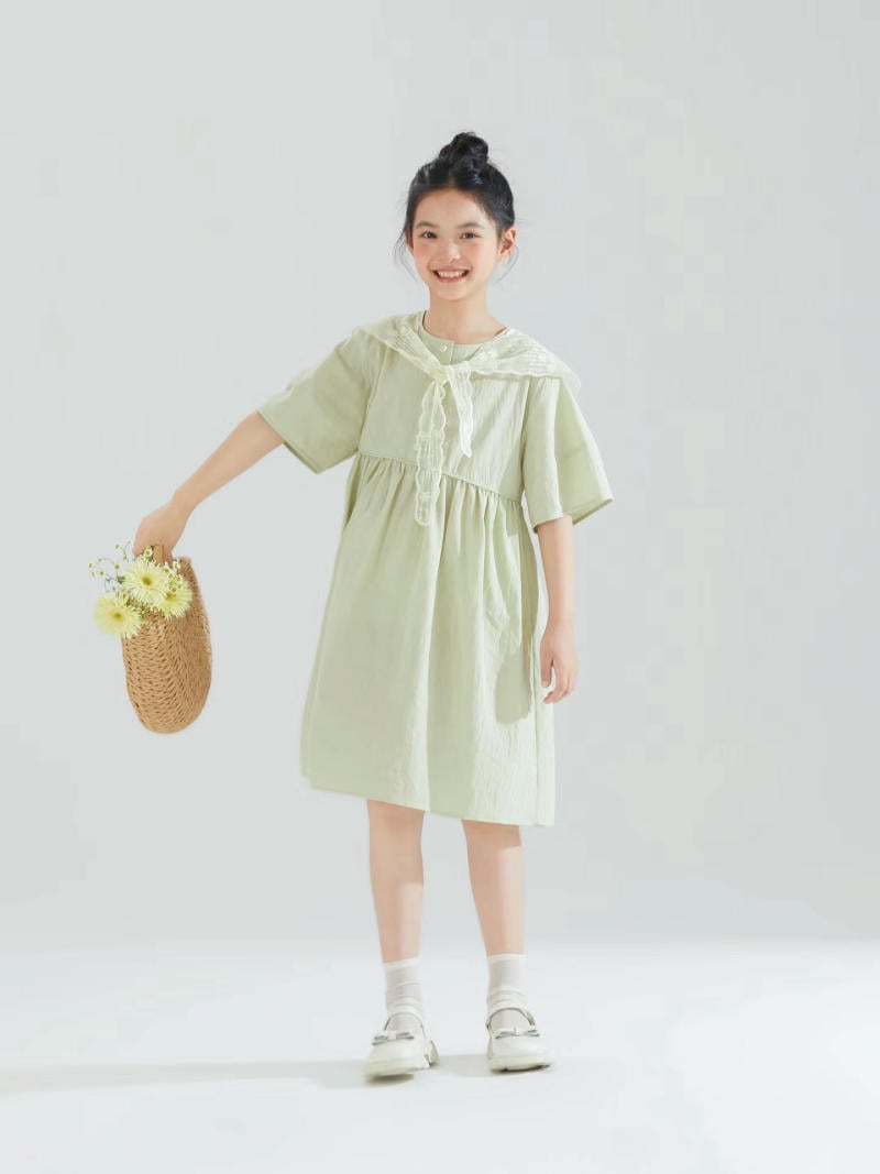 váy babydoll đi biển cho bé gái