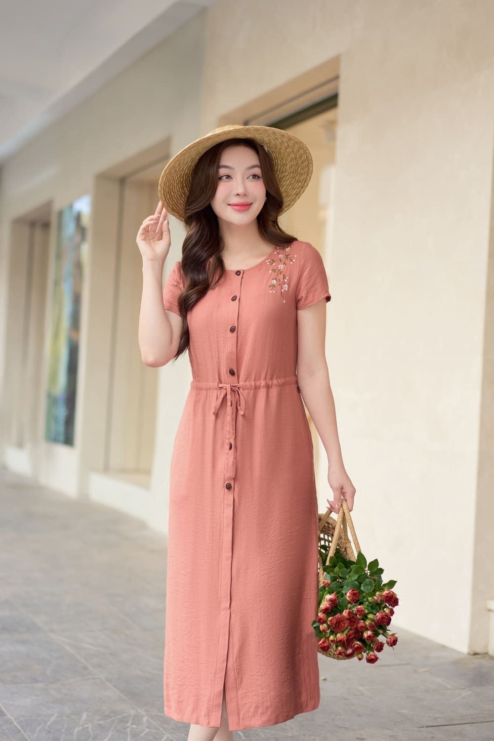 cách phối đồ cho người béo bụng
