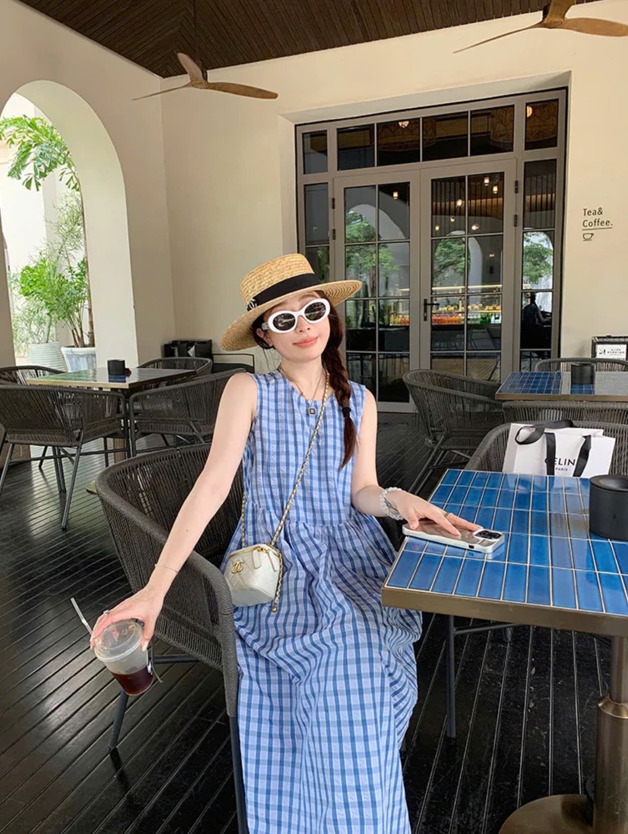 váy kẻ caro
