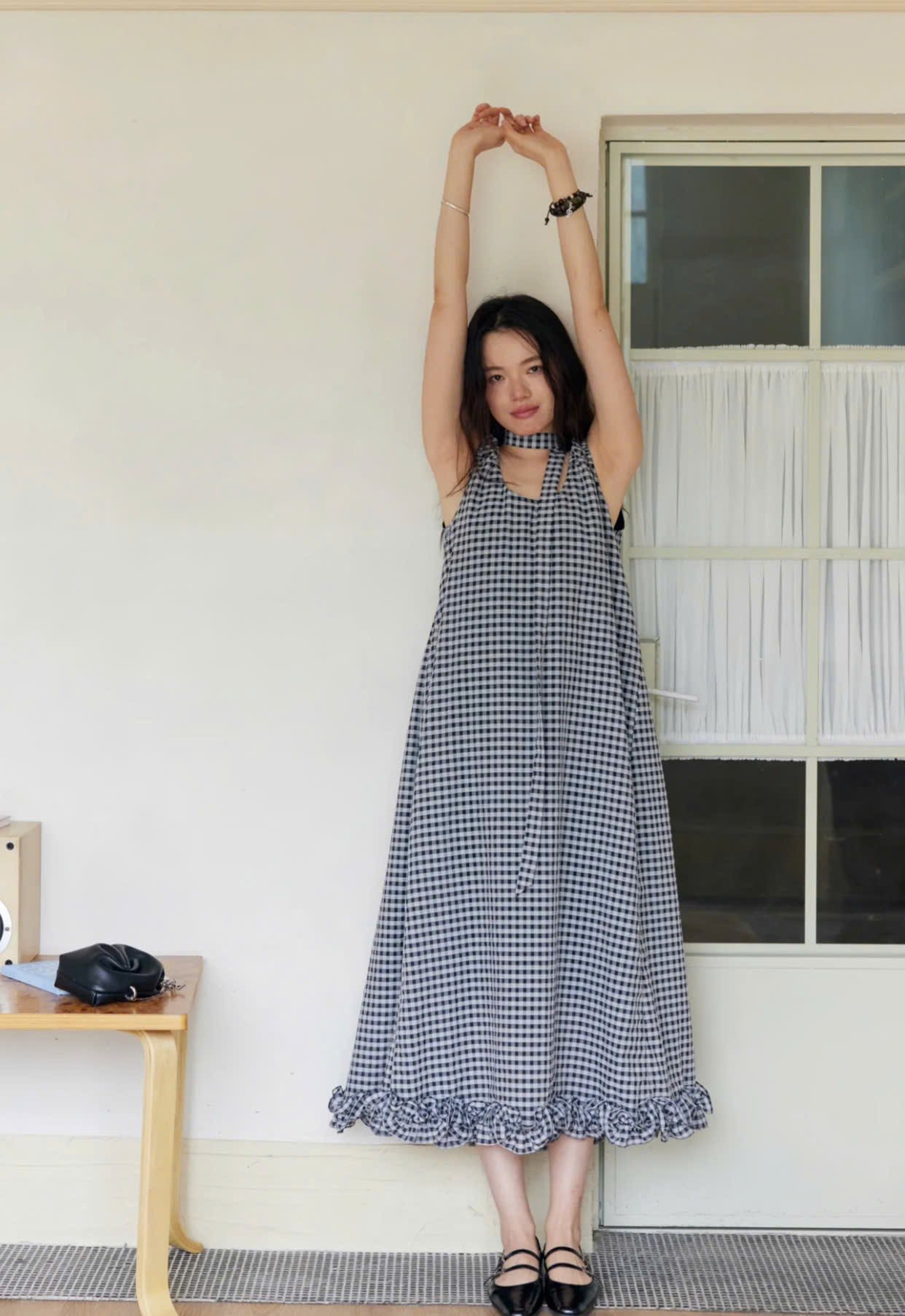 váy kẻ caro