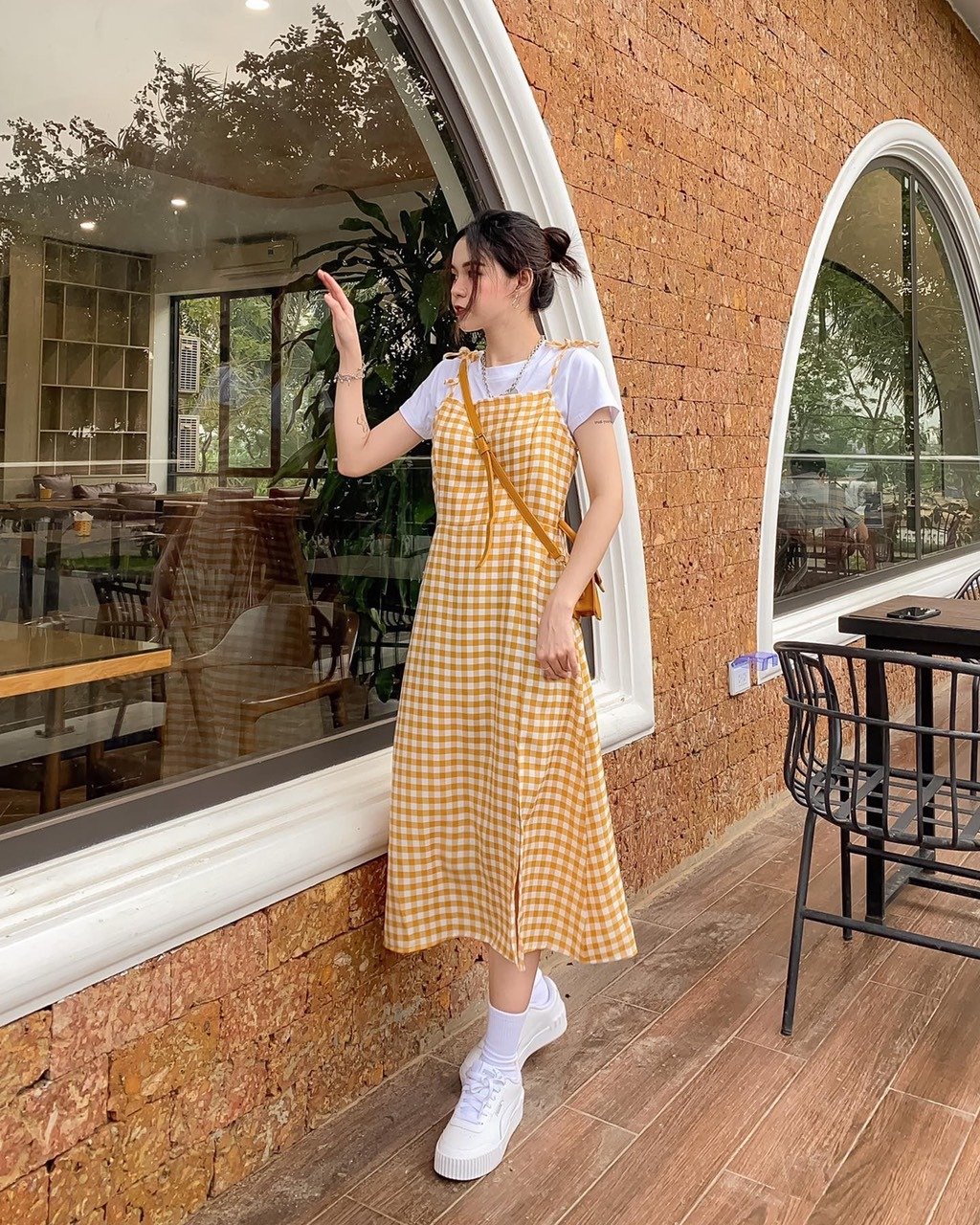 váy kẻ caro