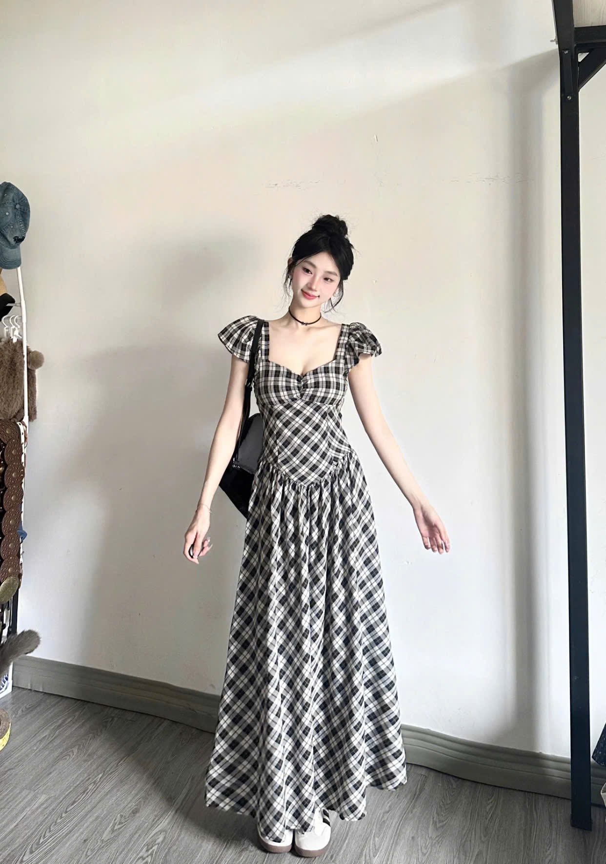 váy kẻ caro