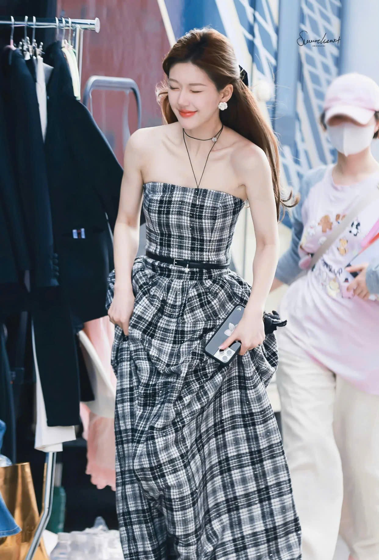 váy kẻ caro