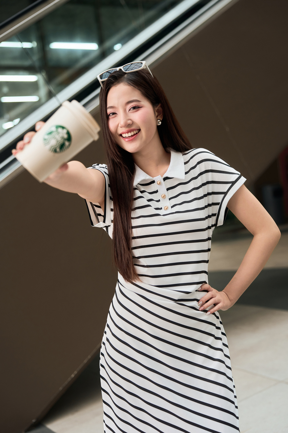 đầm kẻ