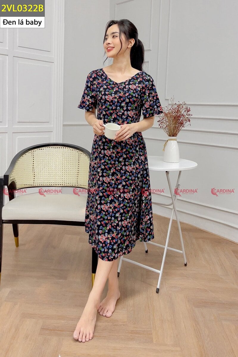 Váy ngủ 2 dây váy mặc ở nhà đầm ngủ mùa hè mỏng dệt bông dễ thương ngọt  ngào nơ phong cách Hàn | Lazada.vn