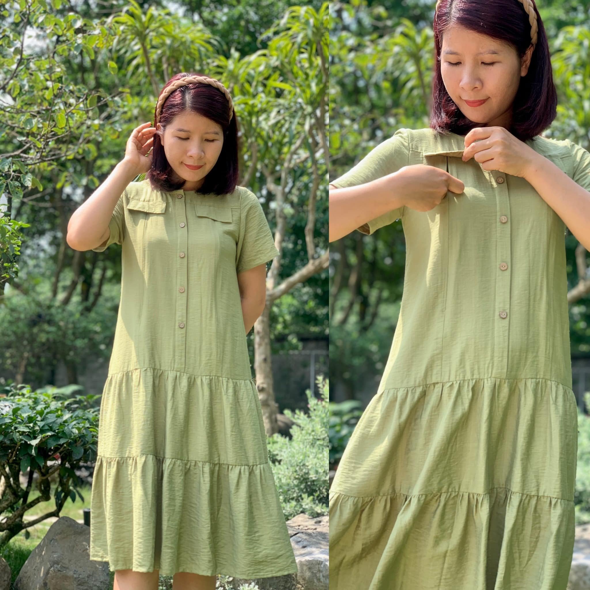 Địa chỉ mua váy maxi cho con bú đi biển uy tín, giá tốt