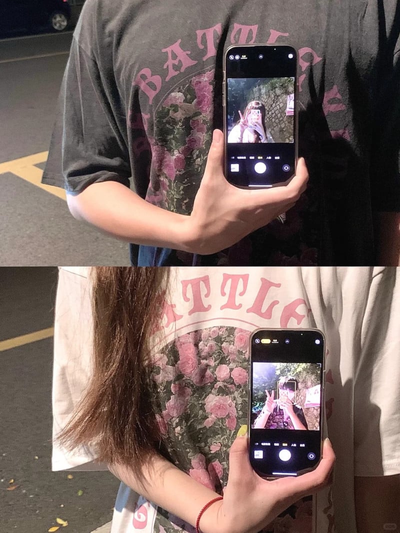 chụp ảnh với người yêu giấu mặt