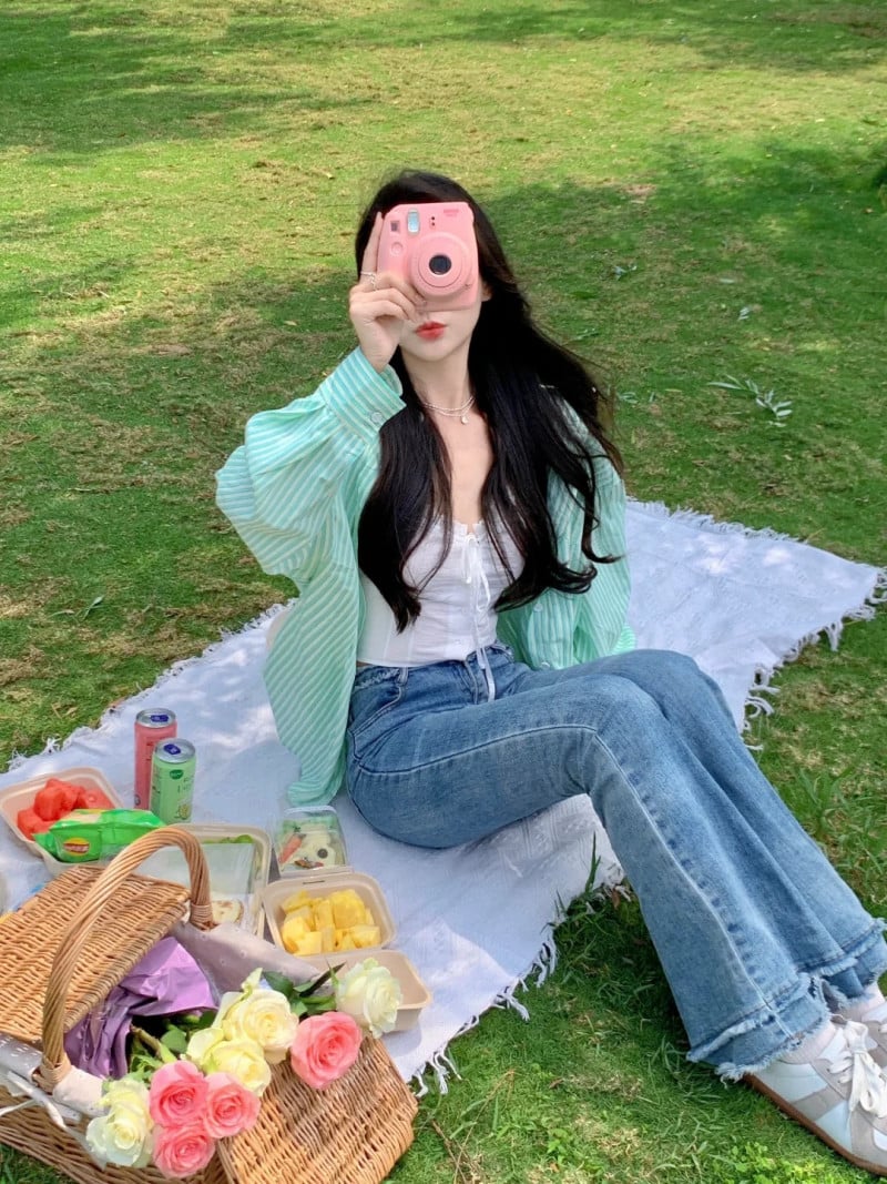 chụp ảnh với người yêu giấu mặt