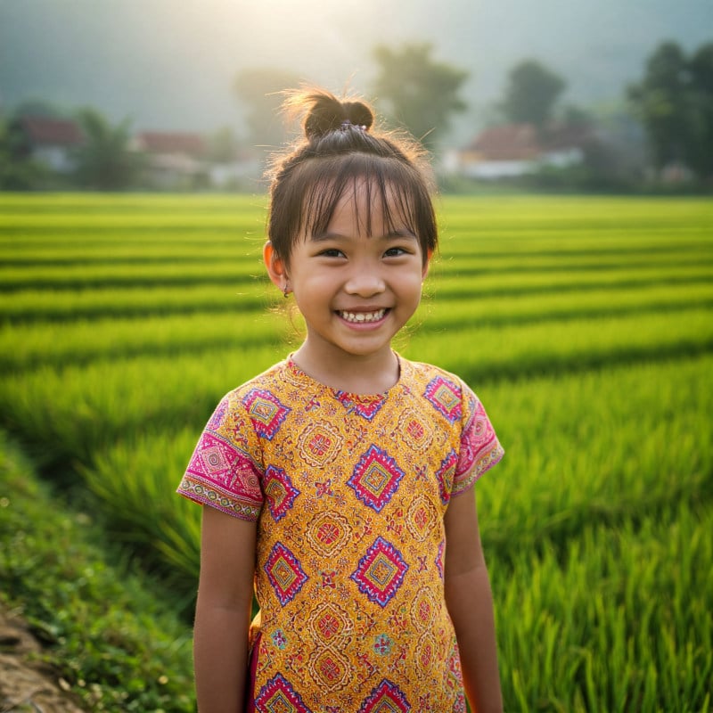 tóc xoăn cho bé gái 10 tuổi