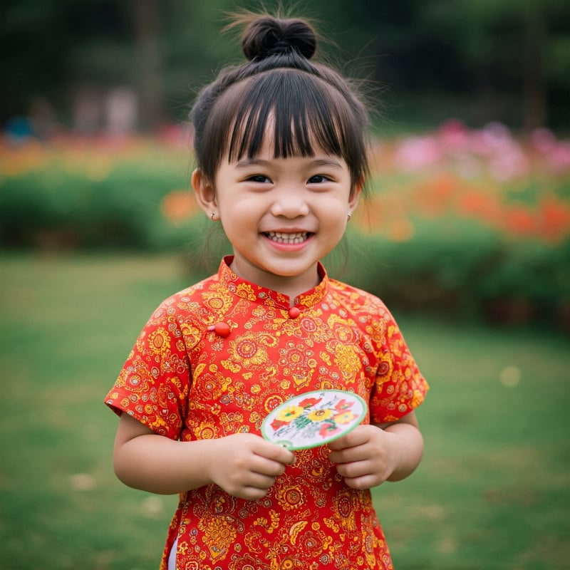 tóc xoăn cho bé gái 3 tuổi
