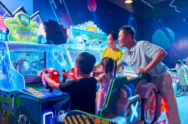 Khu vui chơi Game Zone tại holiday inn resort Hồ Tràm