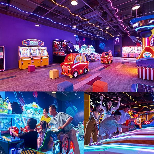 Khu vực trò chơi game tại Holiday Inn Resort Hồ Tràm