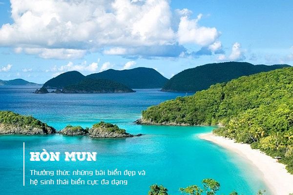 Cảnh đẹp tại đảo Hòn Mun