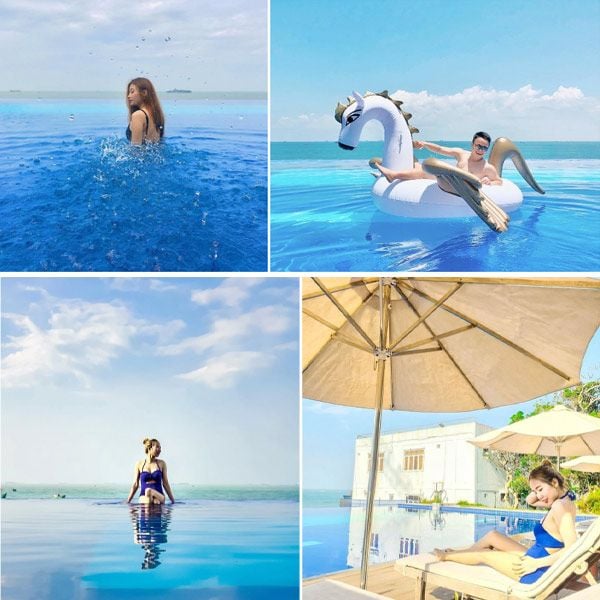 LesMan Cap resort & Spa Vũng Tàu với hồ bơi vô cực đẹp