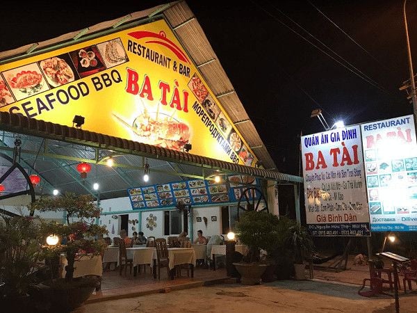 nhà hàng Ba Tài - hải sản ngon phan thiết