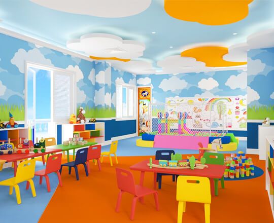 Khu vui chơi trẻ em tại resort Lan Rừng Phước Hải