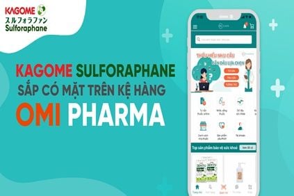 Kagome Sulforaphane sắp có mặt trên kệ hàng của chuỗi nhà thuốc Omi pharma