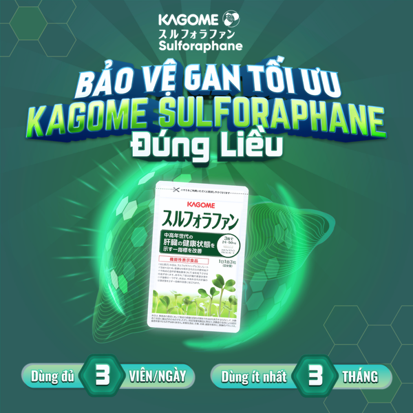 bổ gan Kagome Sulforaphane