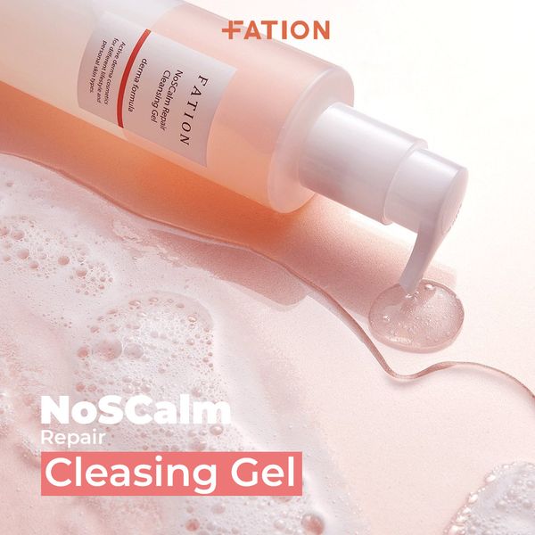 Gel Rửa Mặt Phục Hồi Da FATION NoSCalm Repair Cleansing 200ml thành phần lành tính, dịu nhẹ