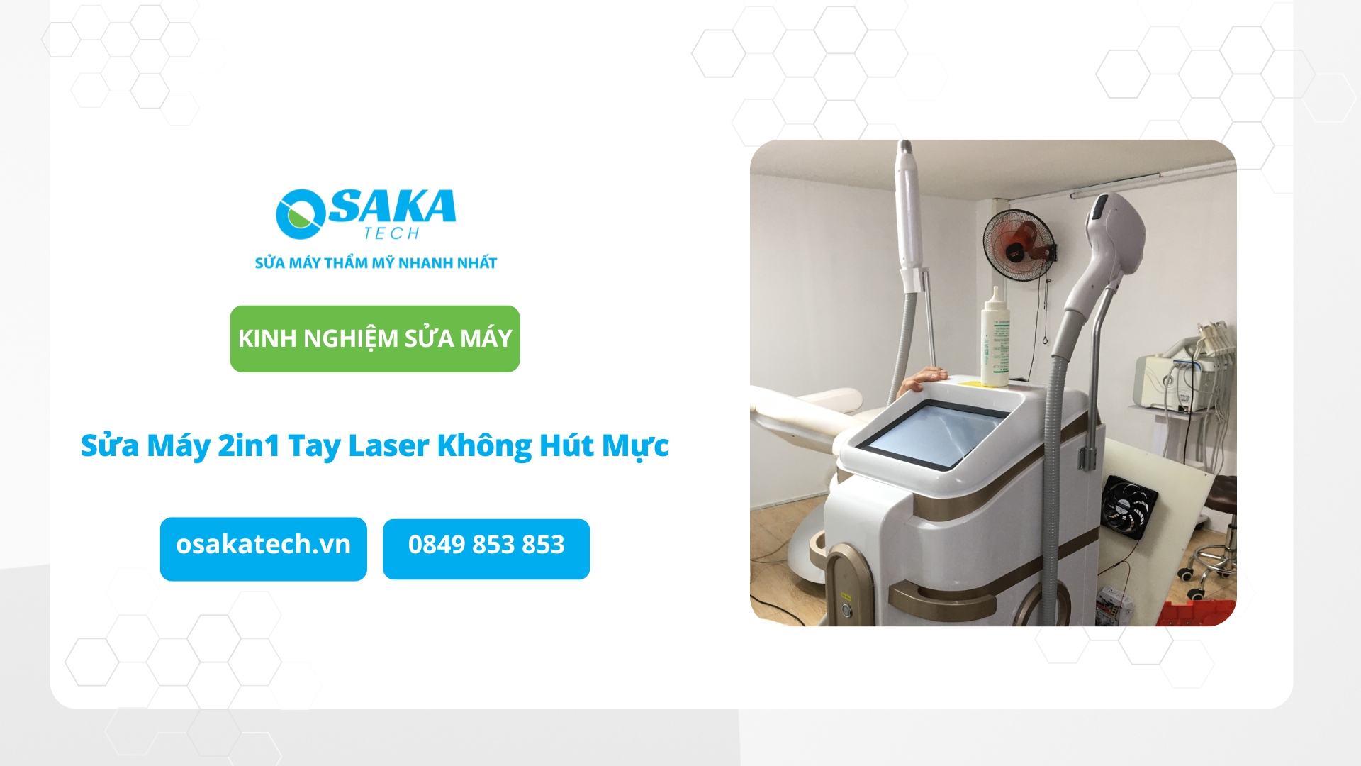 Sửa Máy 2in1 Tay Laser Không Hút Mực