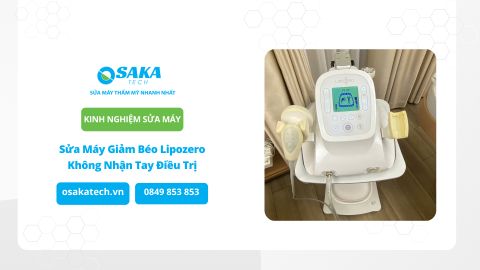 Sửa Máy Giảm Béo Lipozero Không Nhận Tay Điều Trị