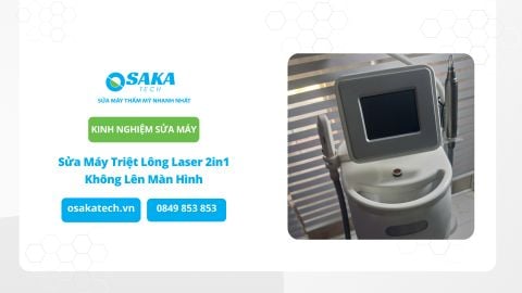 Sửa Máy Triệt Lông Laser 2in1 Không Lên Màn Hình