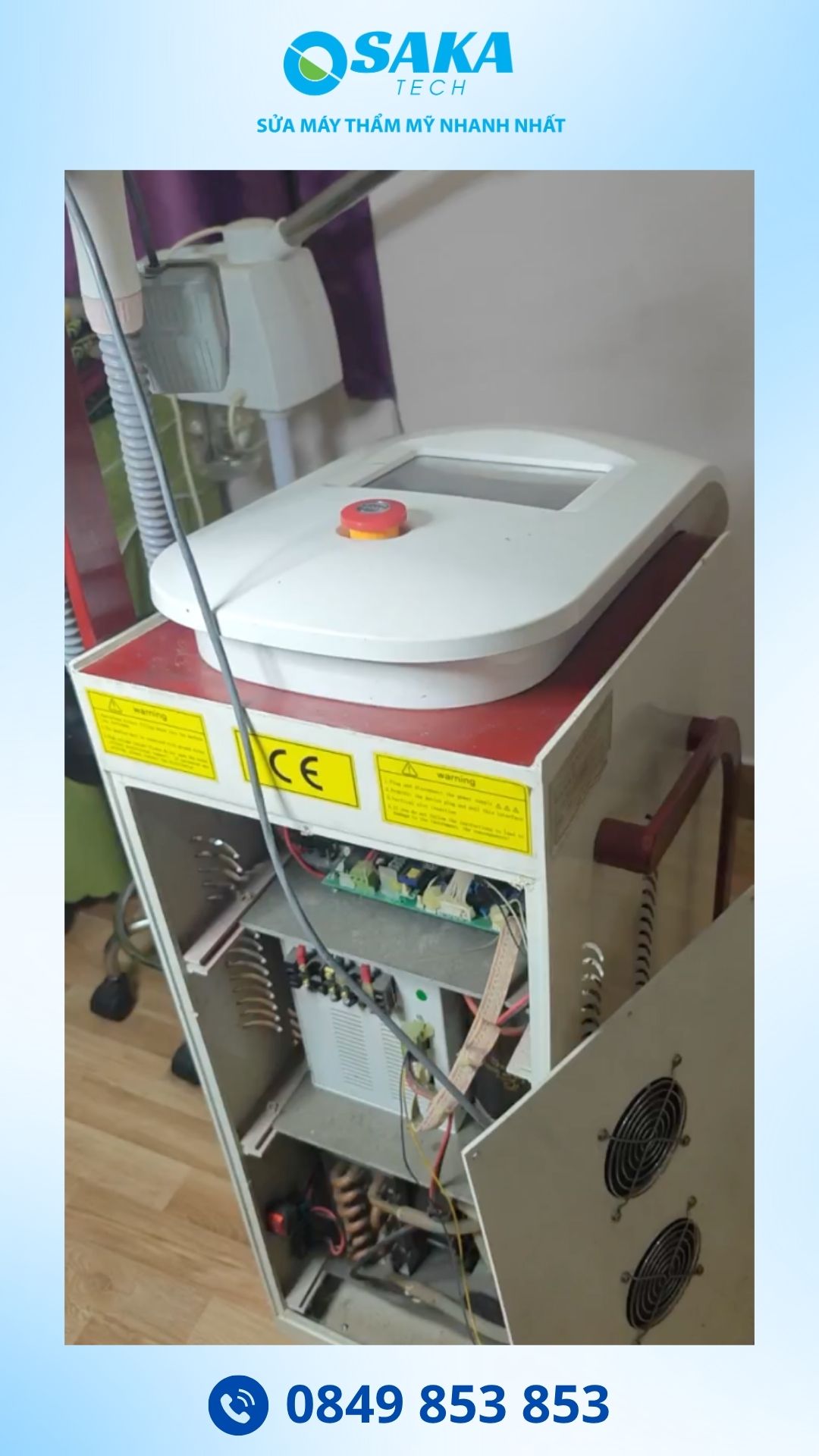 Sửa Máy Triệt Lông FQ Beauty 2in1 Không Có Nguồn Tại Bình Dương