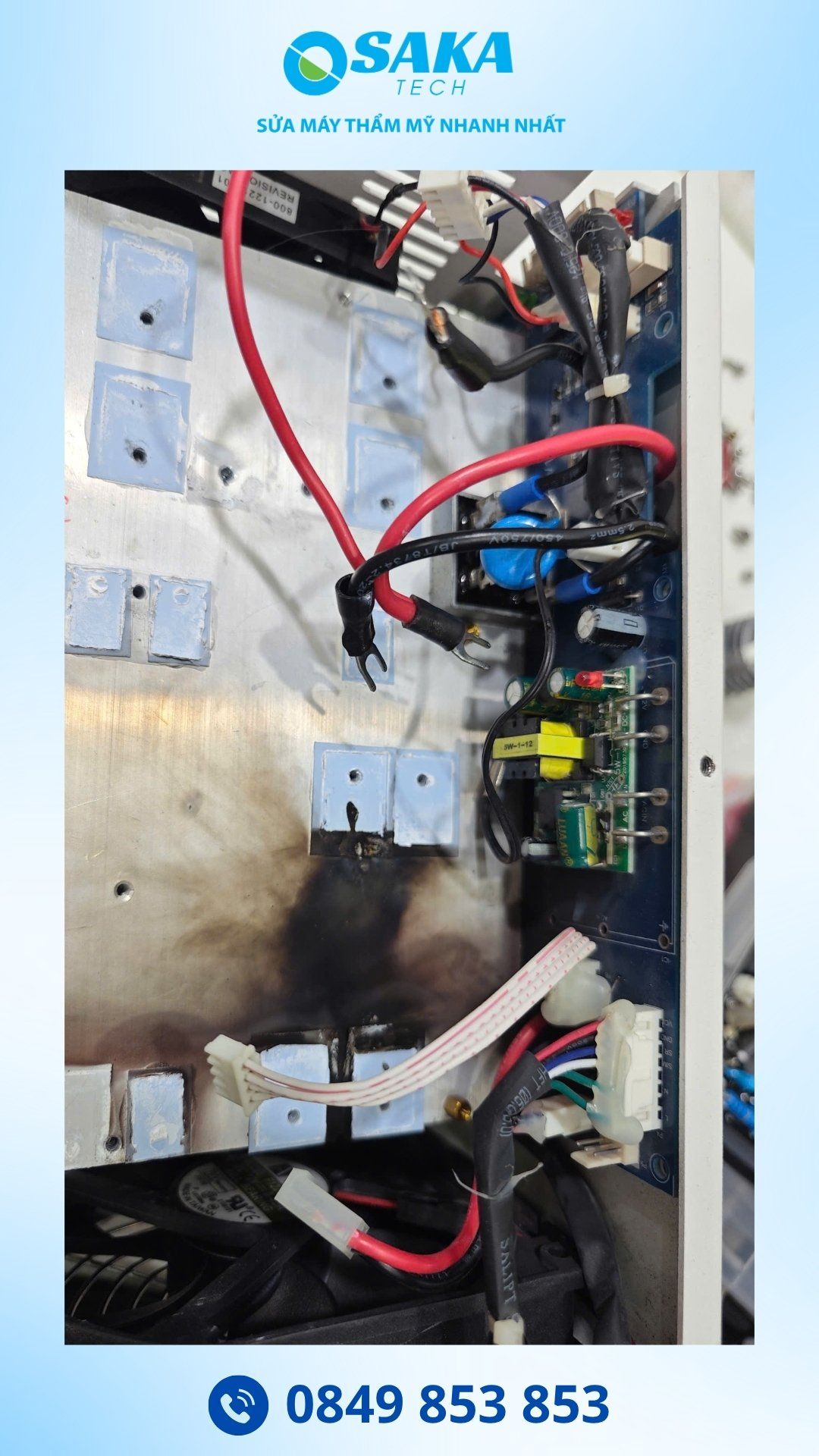 Sửa Máy Triệt Lông OPT Light Doctor Lỗi Nguồn - No.01 Power Supply Error
