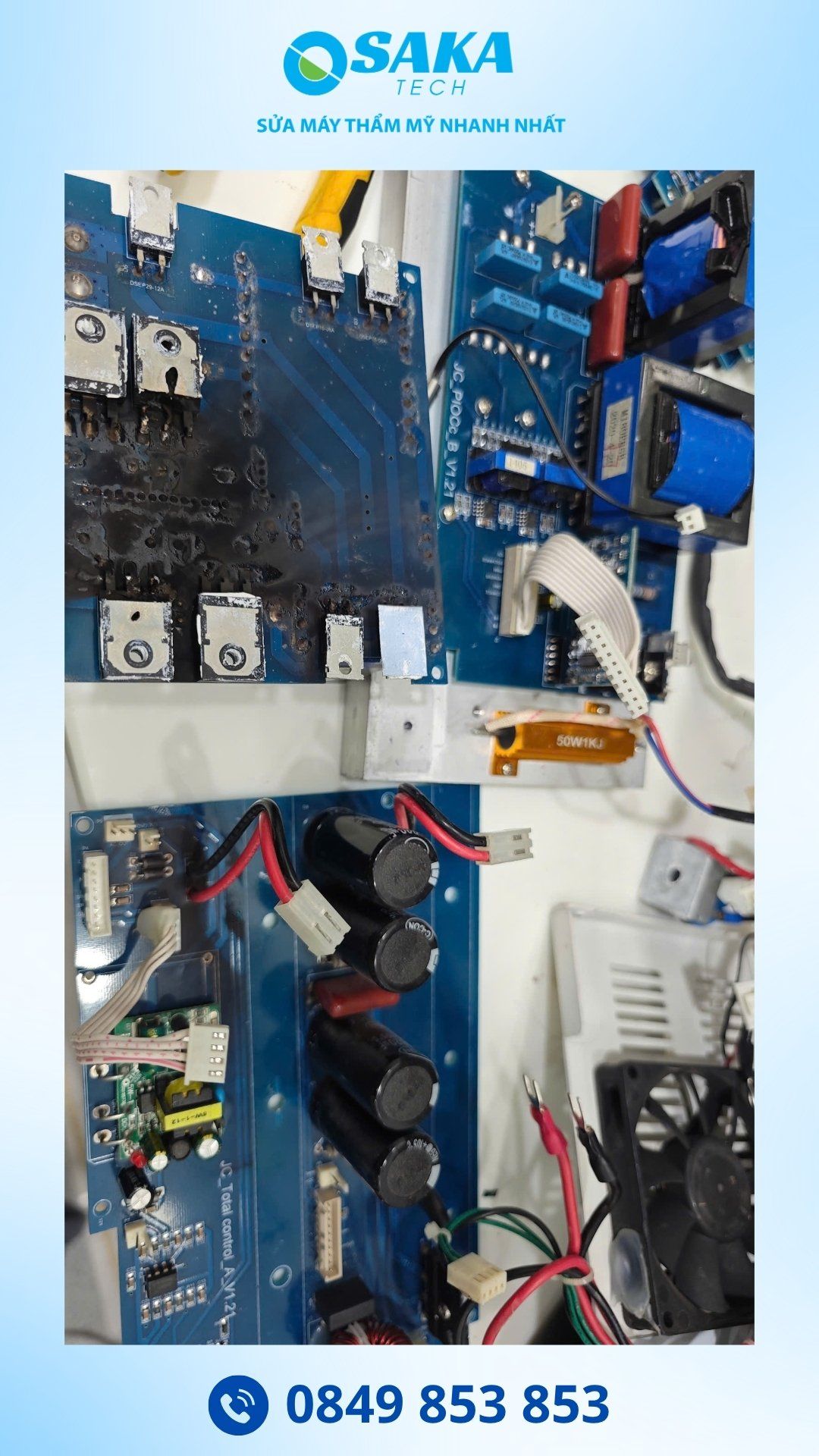 Sửa Máy Triệt Lông OPT Light Doctor Lỗi Nguồn - No.01 Power Supply Error