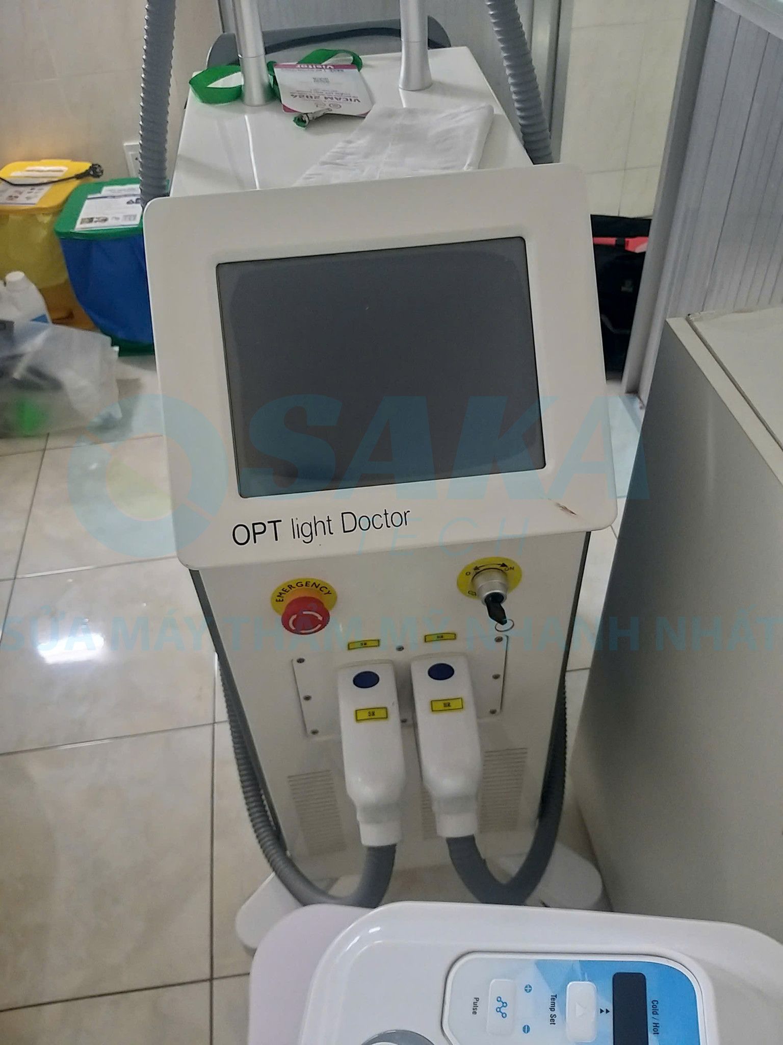 Sửa Máy Triệt Lông OTP Light Doctor Tay Triệt Bị Nóng