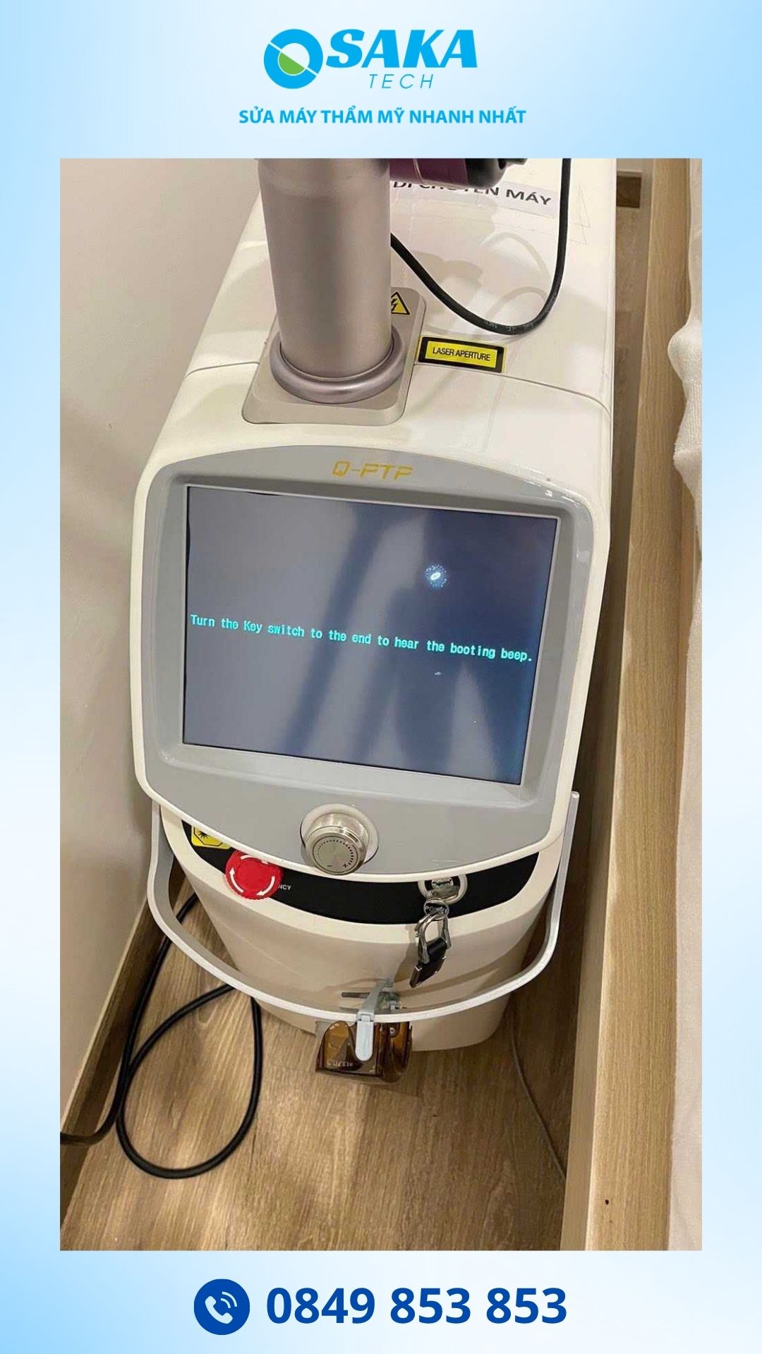Sửa Máy Laser Q‑Switched ND YAG LUCID Q‑PTP – Lỗi Không Chuyển Bước Sóng