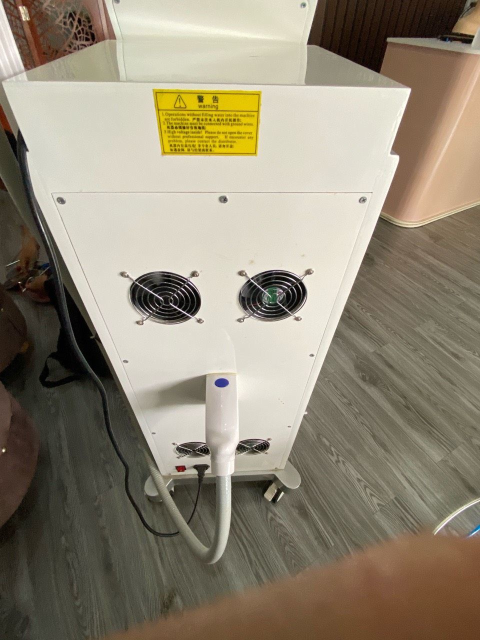 Sửa Máy Triệt Lông Diode FQBEAUTY Chảy Nước Tay Cầm