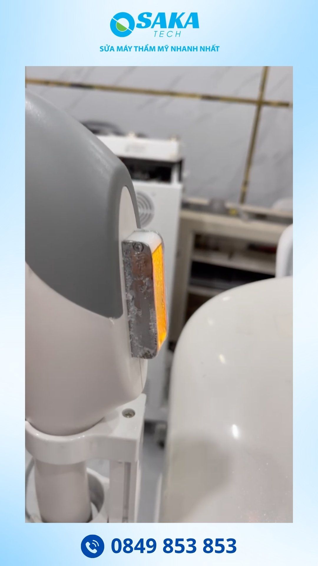 Sửa Máy Triệt Lông IPL SHR Elight K8I Báo Lỗi Nước