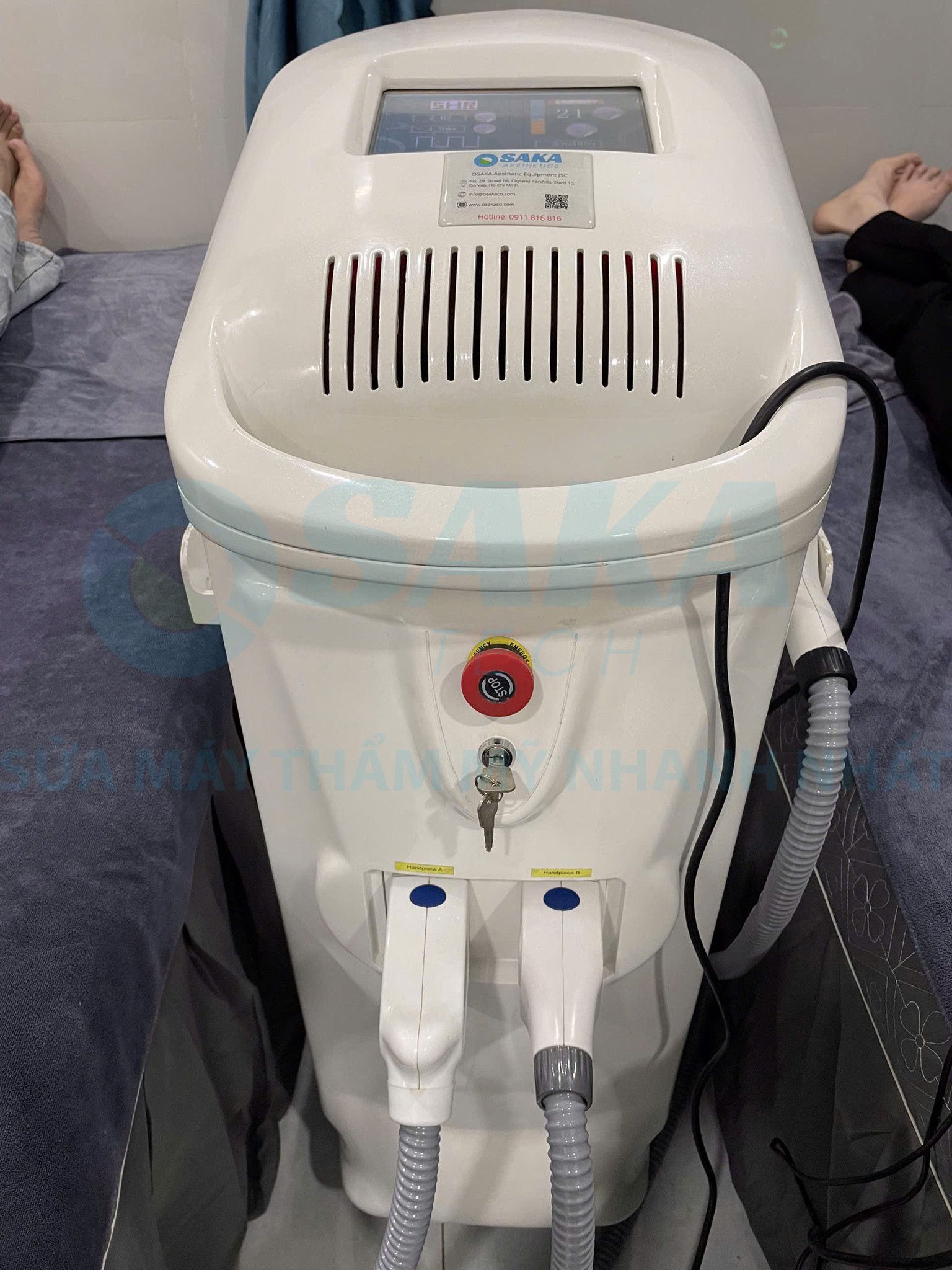 Sửa Máy Triệt Lông IPL SHR Elight K8I Hỏng Nguồn Công Suất