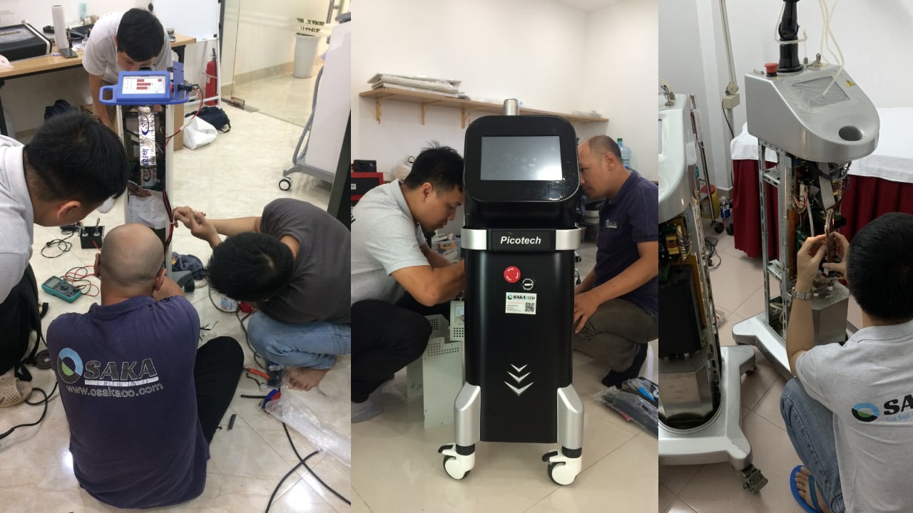 Sửa máy giảm béo bị lỗi - Dịch vụ sửa chữa máy thẩm mỹ toàn quốc