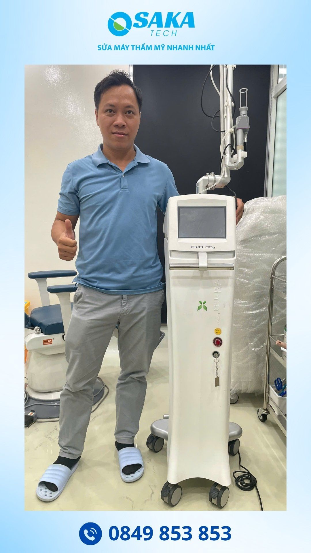 Sửa Máy Laser Pixel CO2 - Fix Lỗi Chảy Nước
