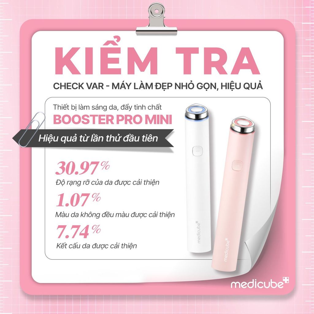 Check VAR – Máy Làm Đẹp Booster Pro Mini